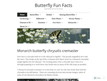 Tablet Screenshot of butterfly-fun-facts.com